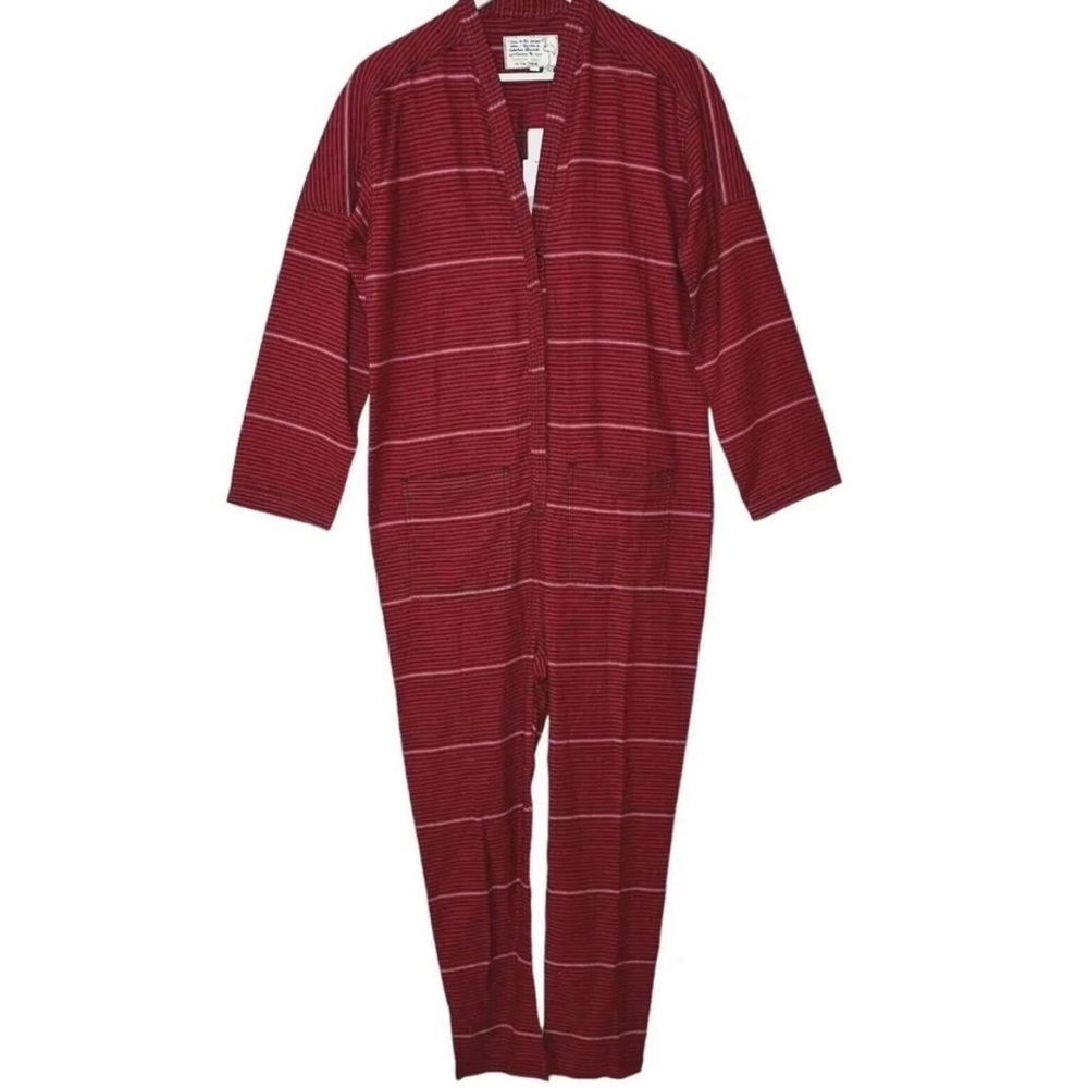 NWT Sandrine
Rose Red Striped Kimono Jumpsuit